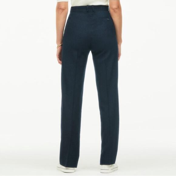 Zara Low Rise Wool Pinstripe Style Pants Limited Edition - Picture 6 of 9